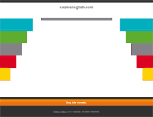 Tablet Screenshot of examennglish.com